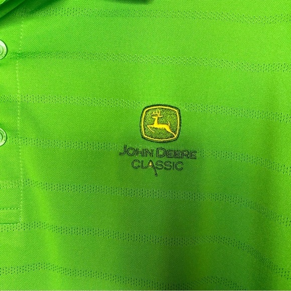 Callaway Polo shirt John Deere Classic quick dry size large - Picture 3 of 11
